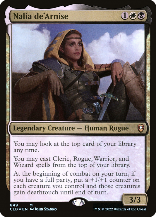 Nalia de'Arnise (CLB-649) - Commander Legends: Battle for Baldur's Gate Foil