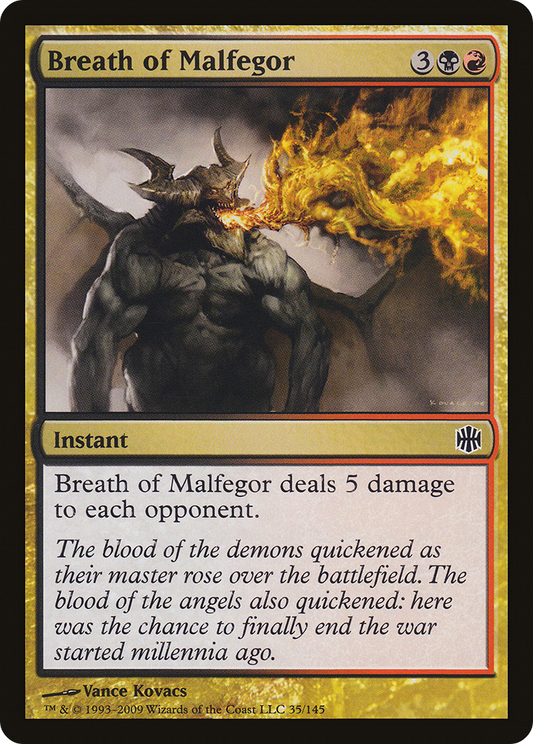 Breath of Malfegor (ARB-035) - Alara Reborn Foil