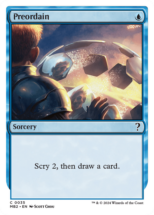 Preordain (MB2-035) - Mystery Booster 2