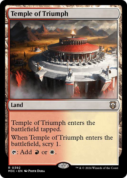 Temple of Triumph (M3C-392) - Modern Horizons 3 Commander Foil