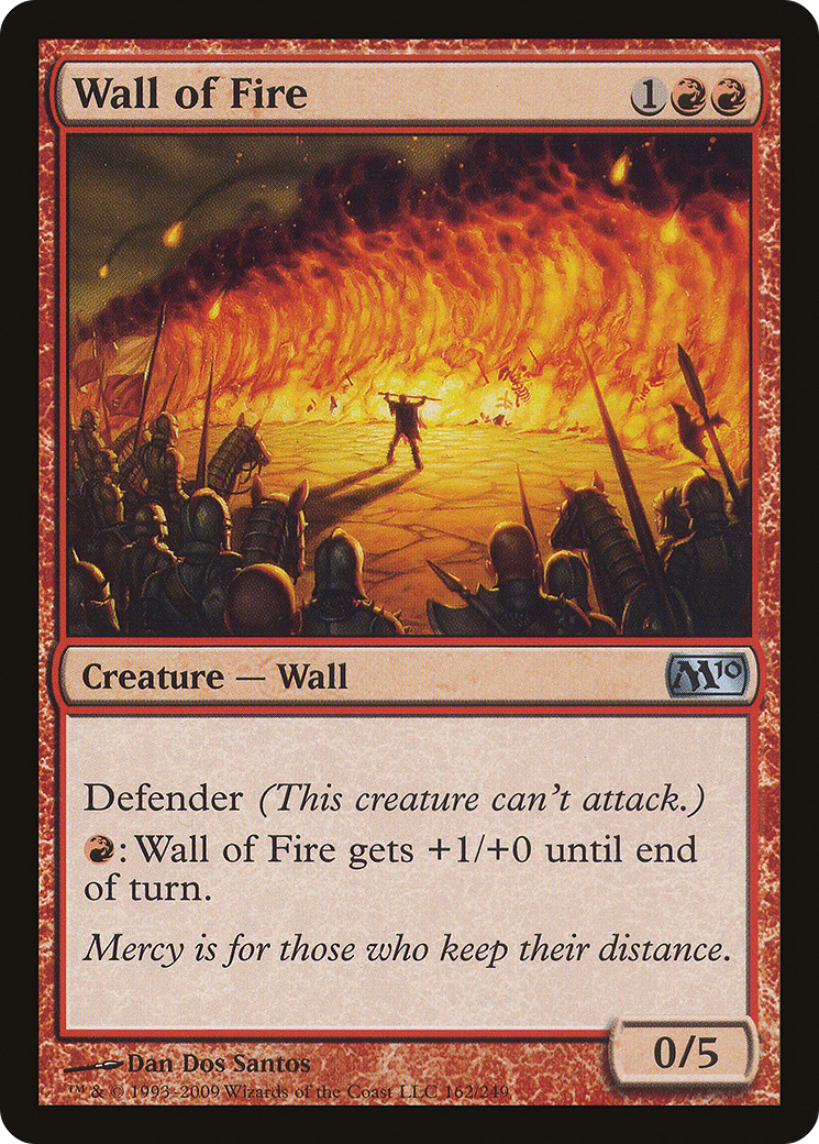 Wall of Fire (M10-162) - Magic 2010