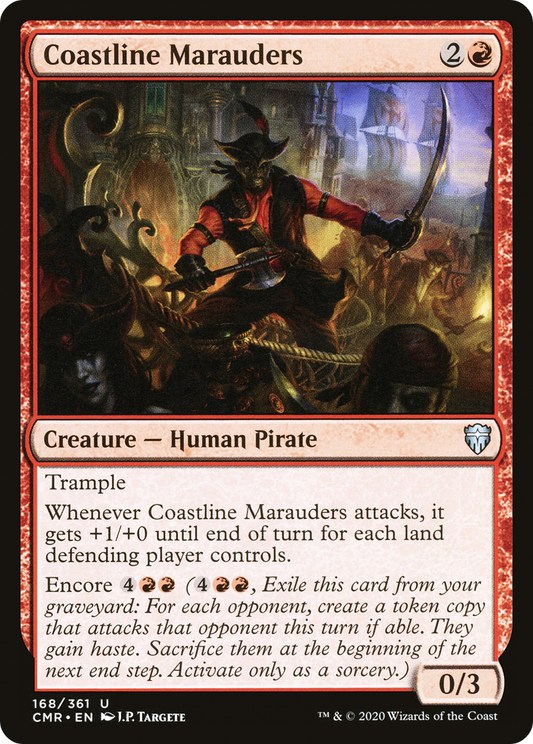 Coastline Marauders (CMR-168) - Commander Legends Foil