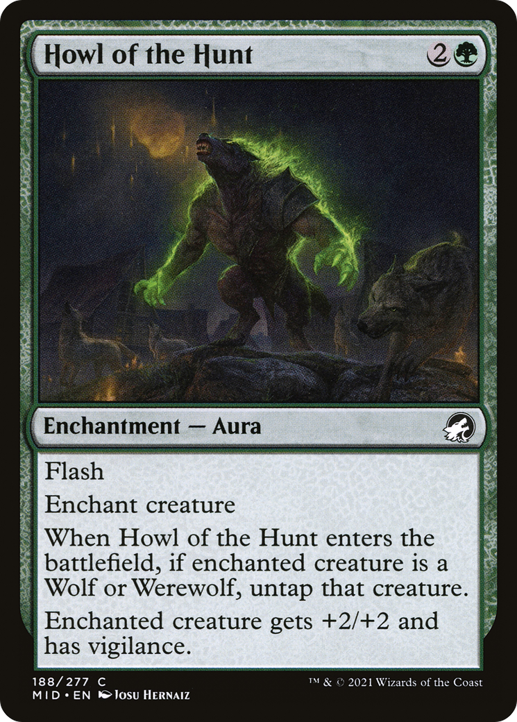 Howl of the Hunt (MID-188) - Innistrad: Midnight Hunt Foil