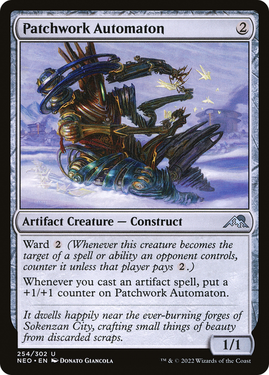 Patchwork Automaton (NEO-254) - Kamigawa: Neon Dynasty