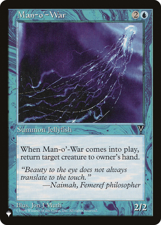 Man-o'-War (LIST-VIS-37) - The List