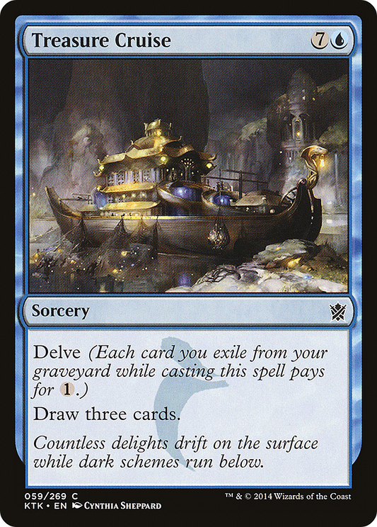 Treasure Cruise (KTK-059) - Khans of Tarkir Foil