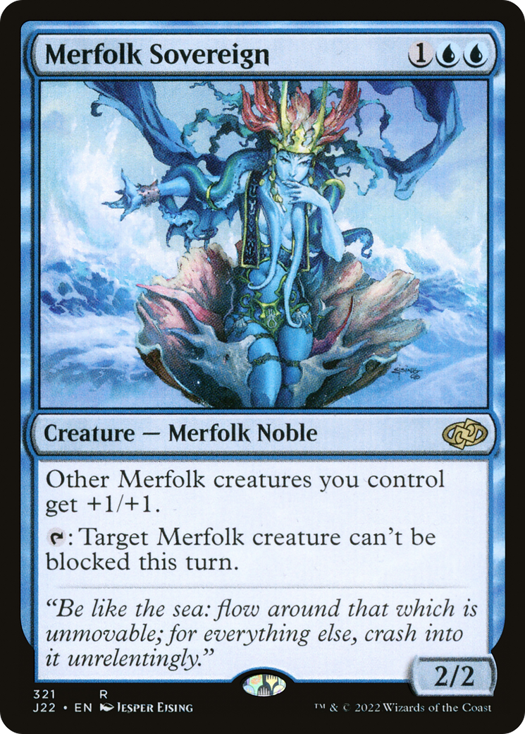 Merfolk Sovereign (J22-321) - Jumpstart 2022