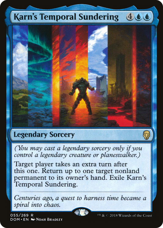 Karn's Temporal Sundering (DOM-055) - Dominaria Foil