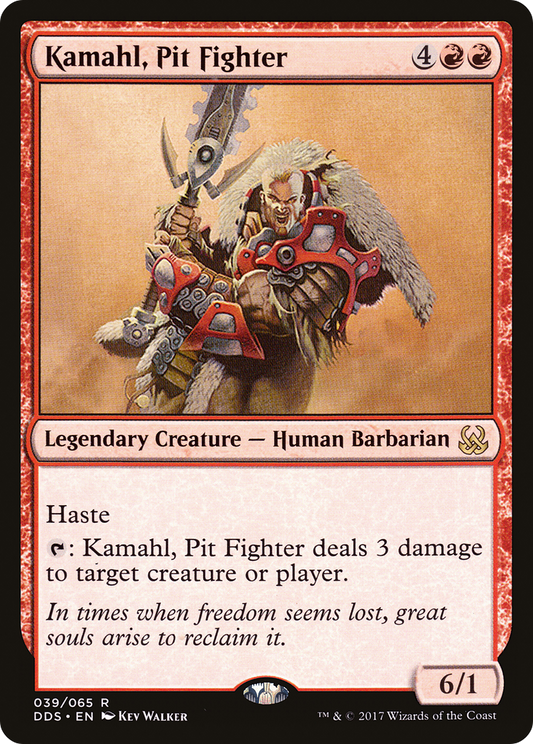 Kamahl, Pit Fighter (DDS-039) - Duel Decks: Mind vs. Might