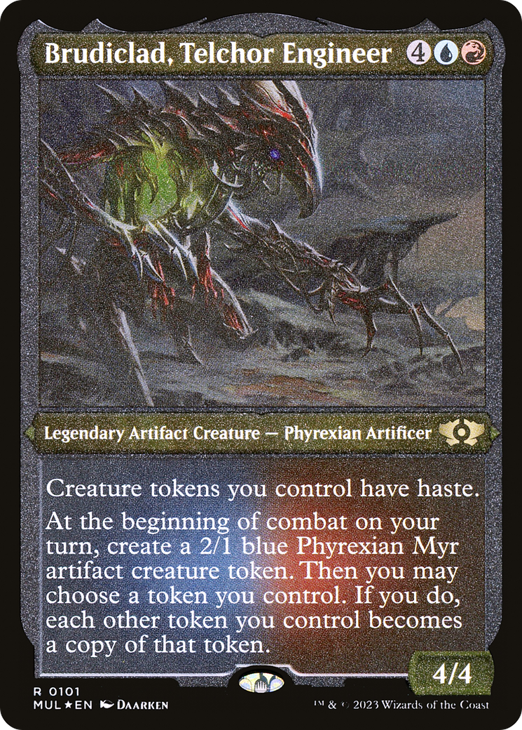 Brudiclad, Telchor Engineer (Foil Etched) (MUL-101) - Multiverse Legends Foil