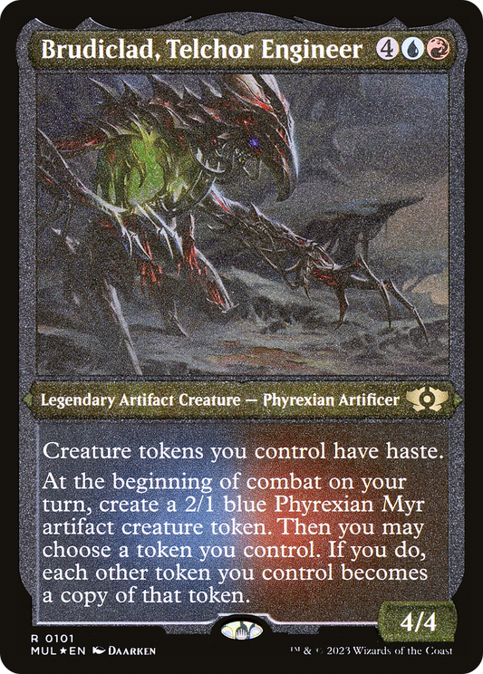 Brudiclad, Telchor Engineer (Foil Etched) (MUL-101) - Multiverse Legends Foil