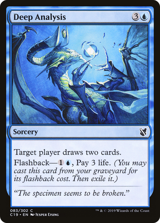 Deep Analysis (C19-083) - Commander 2019