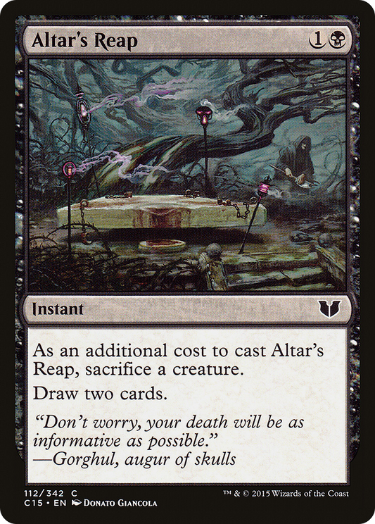 Altar's Reap (C15-112) - Commander 2015