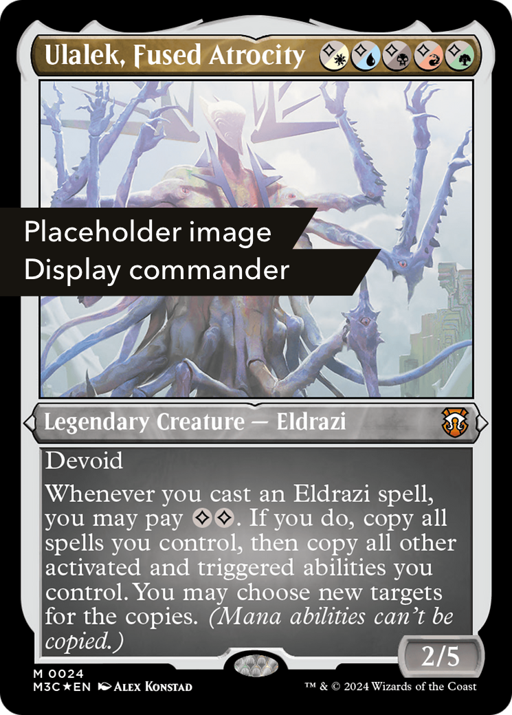 Ulalek, Fused Atrocity (M3C-151) - Modern Horizons 3 Commander Etched Foil