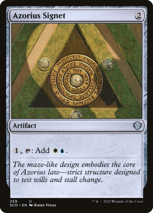 Azorius Signet (SCD-259) - Starter Commander Decks