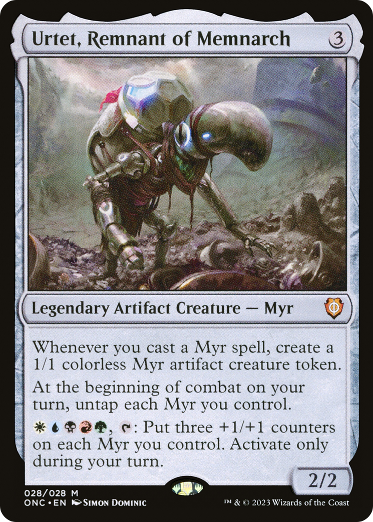 Urtet, Remnant of Memnarch (ONC-028) - Phyrexia: All Will Be One Commander