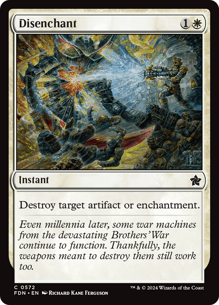 Disenchant (FDN-572) - Foundations Foil