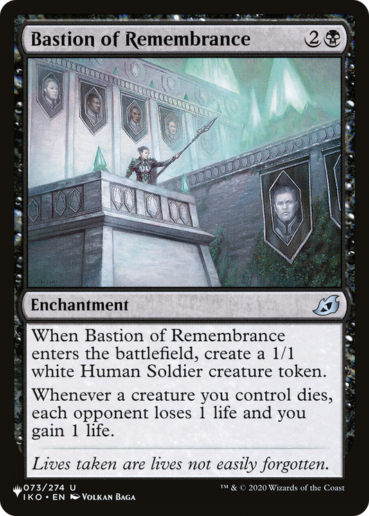 Bastion of Remembrance (LIST-IKO-73) - The List