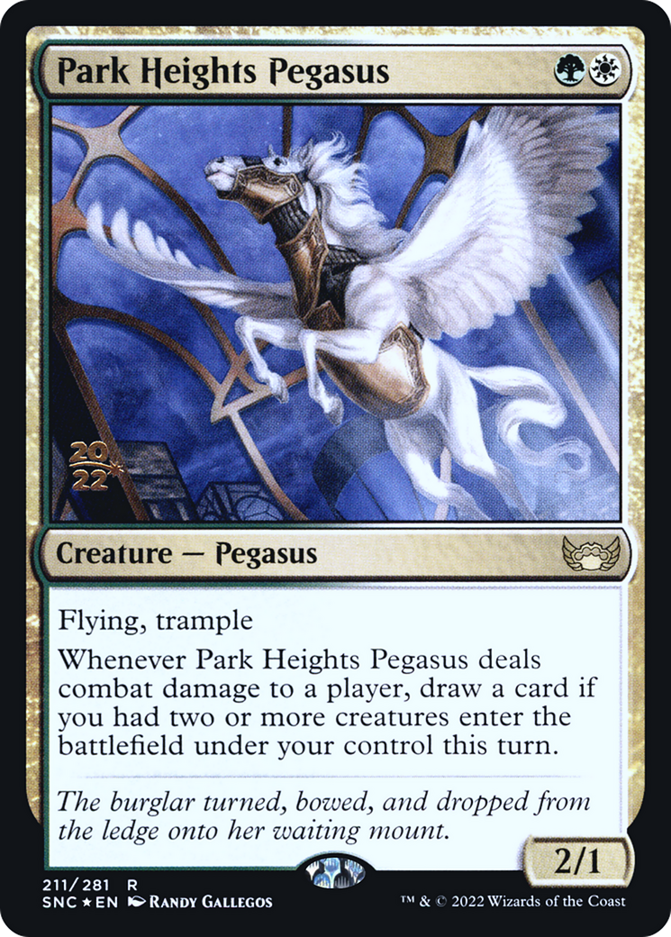 Park Heights Pegasus (PSNC-211S) - Streets of New Capenna Promos Foil