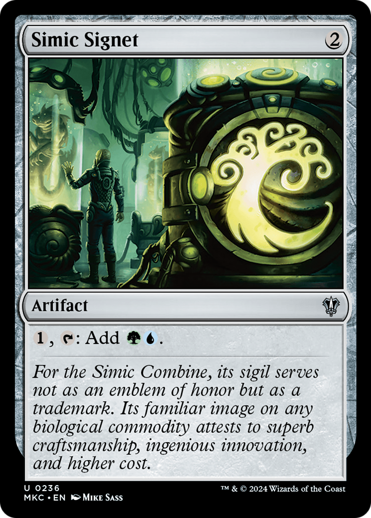 Simic Signet (MKC-236) - Murders at Karlov Manor Commander