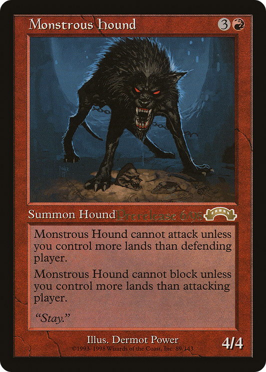 Monstrous Hound (PEXO-089) - Exodus Promos