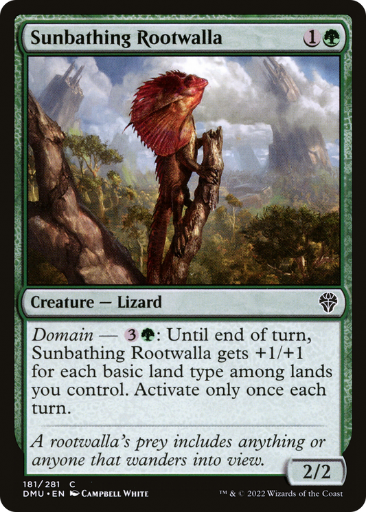 Sunbathing Rootwalla (DMU-181) - Dominaria United