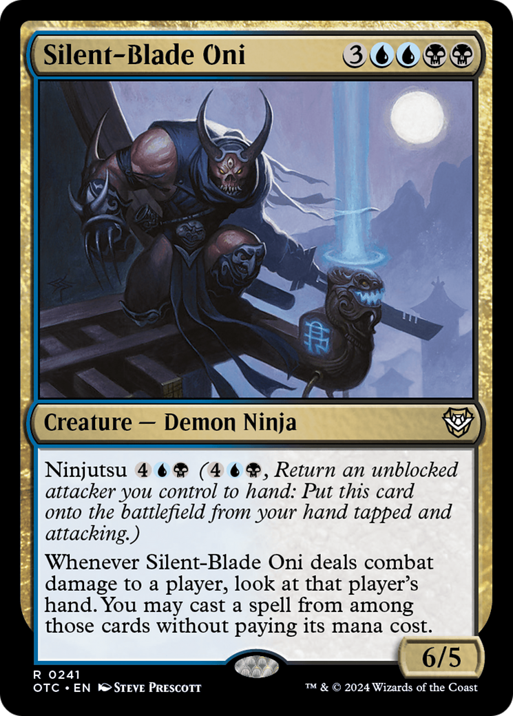 Silent-Blade Oni (OTC-241) - Outlaws of Thunder Junction Commander