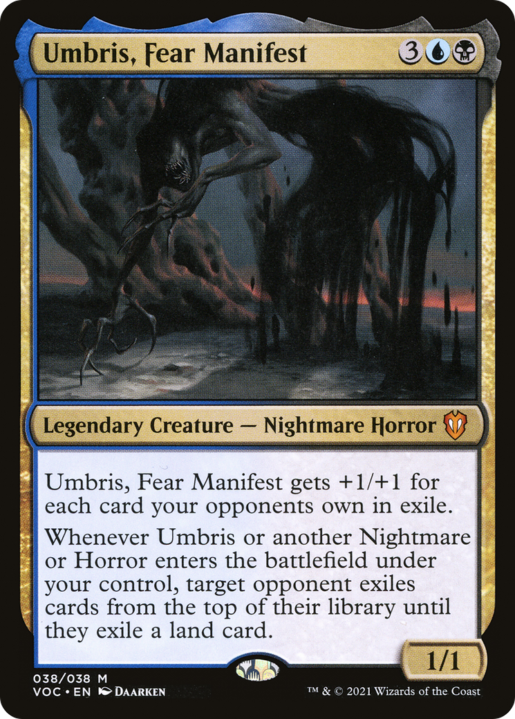 Umbris, Fear Manifest (VOC-038) - Crimson Vow Commander