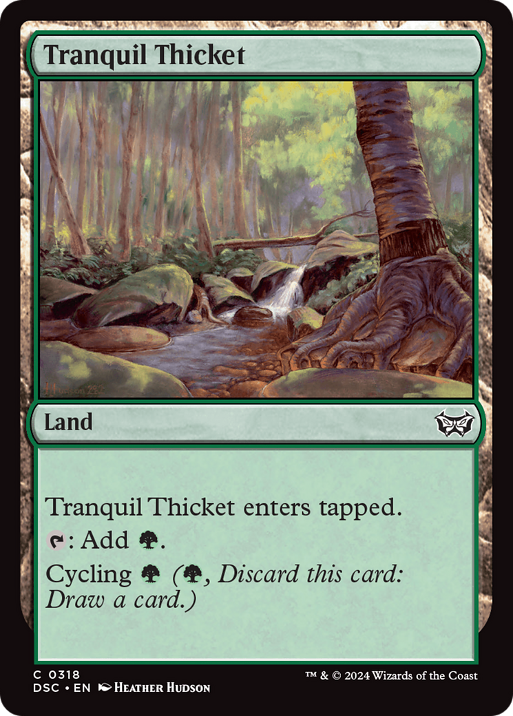 Tranquil Thicket (DSC-318) - Duskmourn: House of Horror Commander