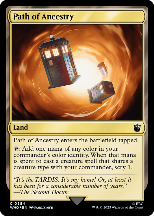 Path of Ancestry (WHO-884) - Doctor Who Foil