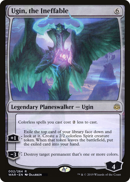 Ugin, the Ineffable (WAR-002) - War of the Spark Foil