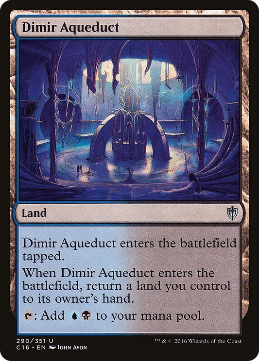 Dimir Aqueduct (C16-290) - Commander 2016