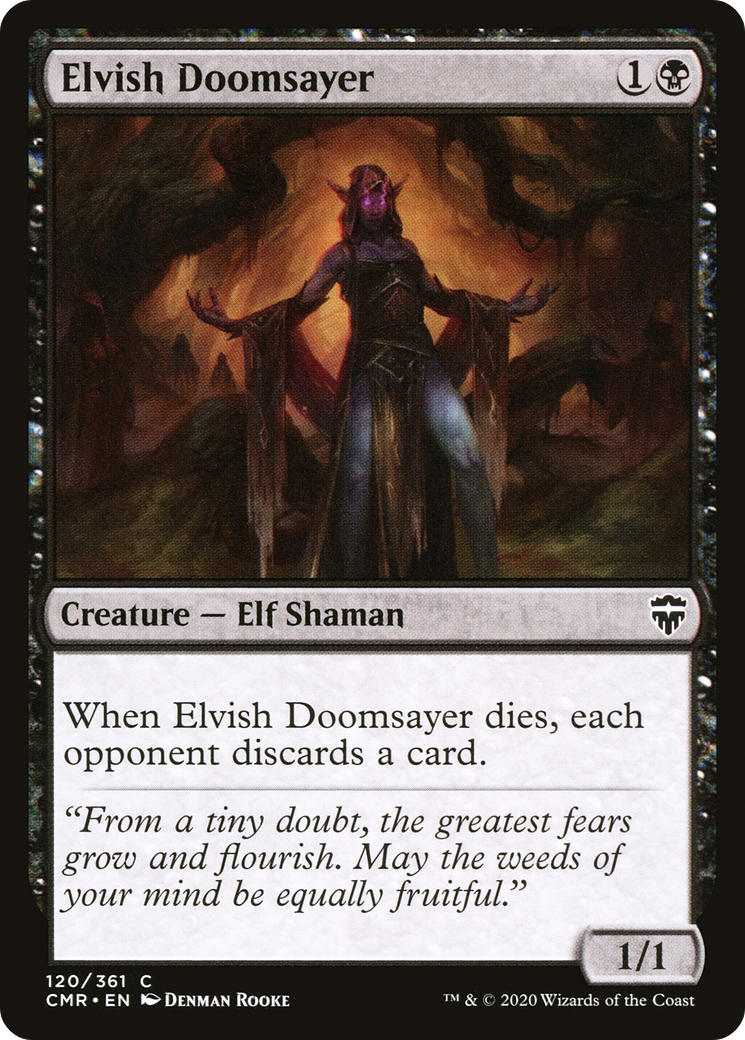 Elvish Doomsayer (CMR-120) - Commander Legends