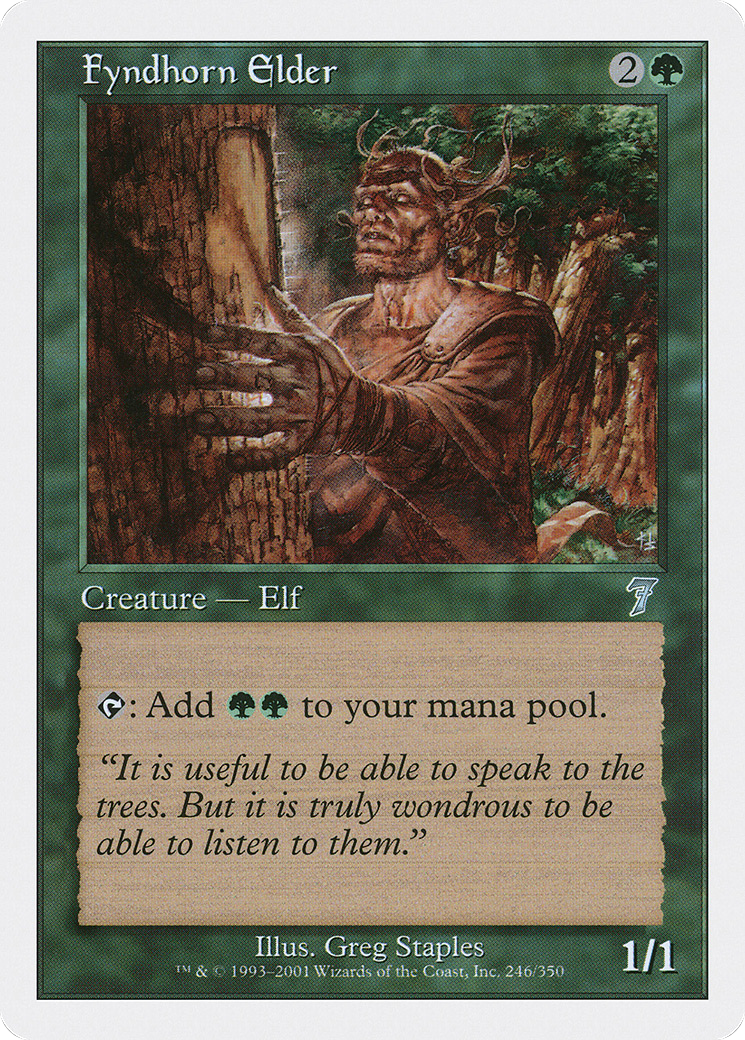 Fyndhorn Elder (7ED-246) - Seventh Edition