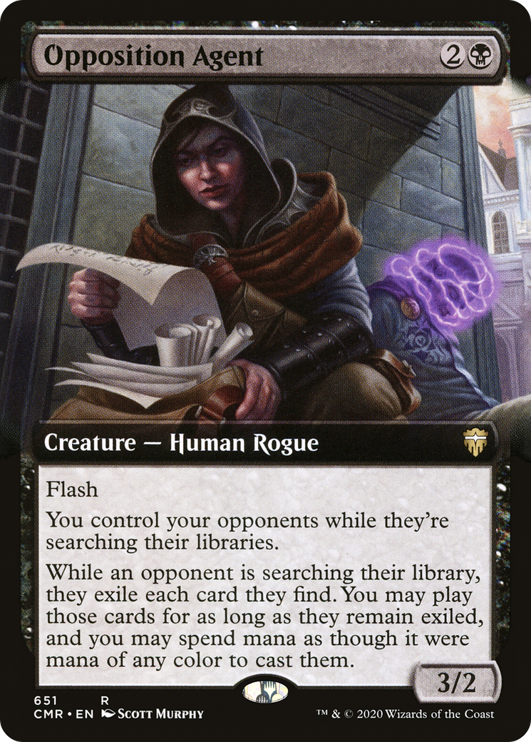 Opposition Agent (CMR-651) - Commander Legends: (Extended Art)