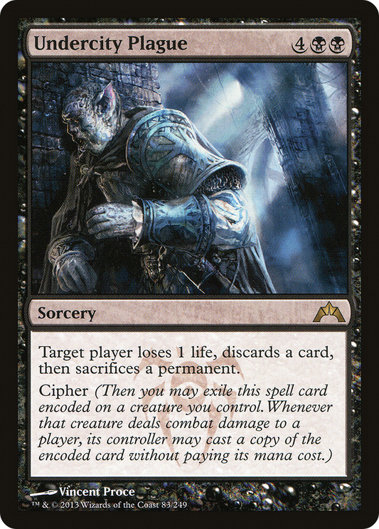 Undercity Plague (GTC-083) - Gatecrash Foil