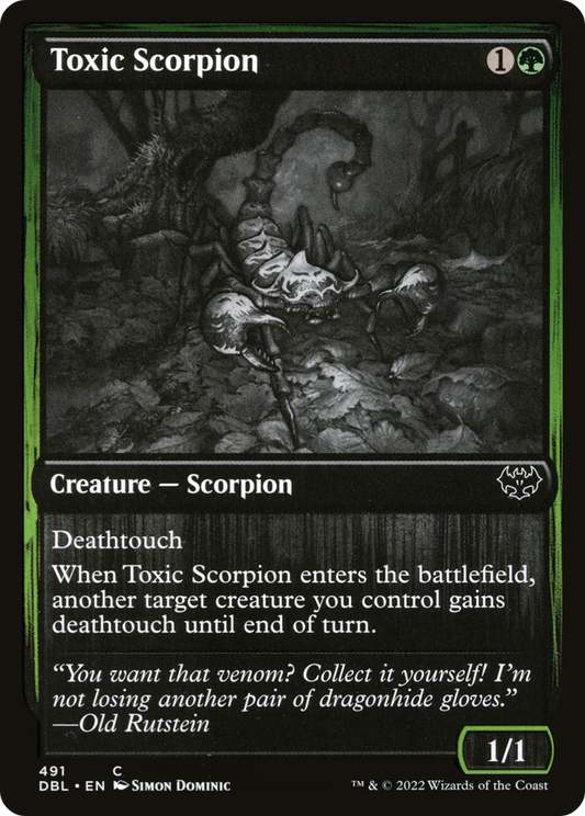 Toxic Scorpion (DBL-491) - Innistrad: Double Feature