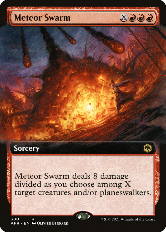 Meteor Swarm (AFR-380) - Adventures in the Forgotten Realms: (Extended Art)