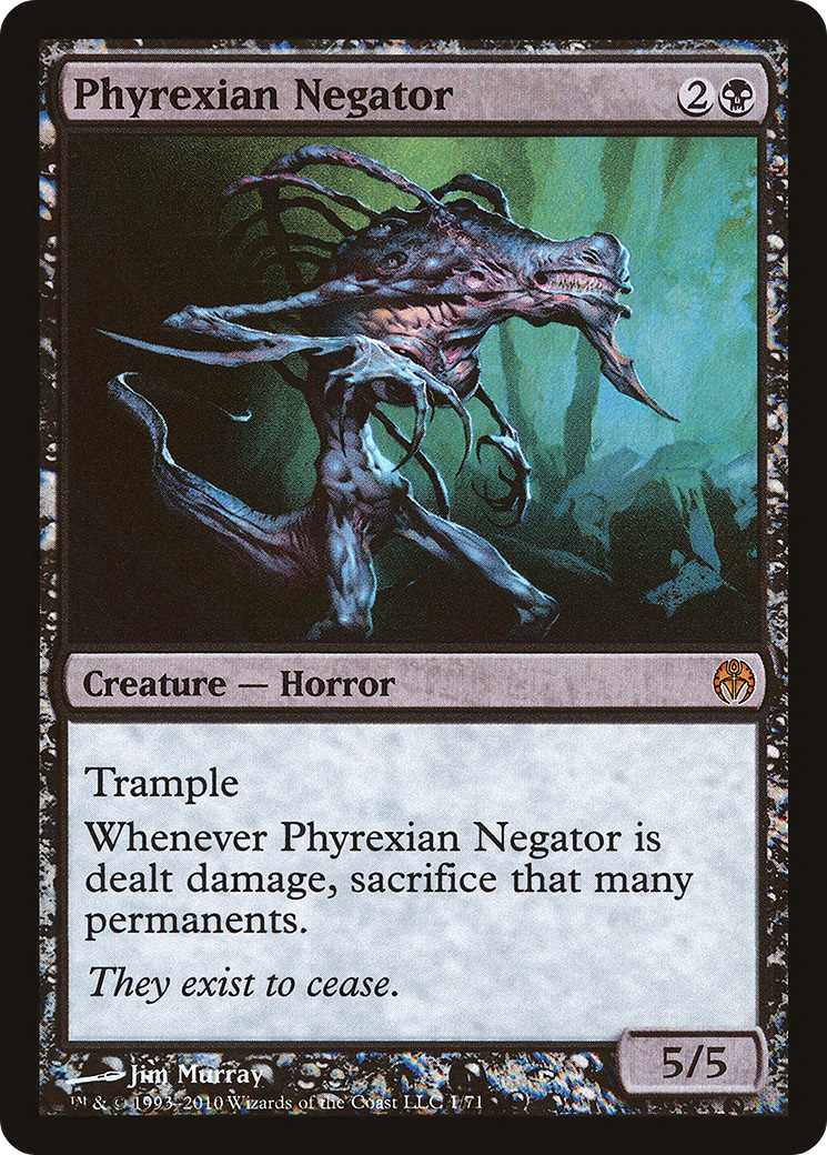 Phyrexian Negator (DDE-001) - Duel Decks: Phyrexia vs. the Coalition Foil