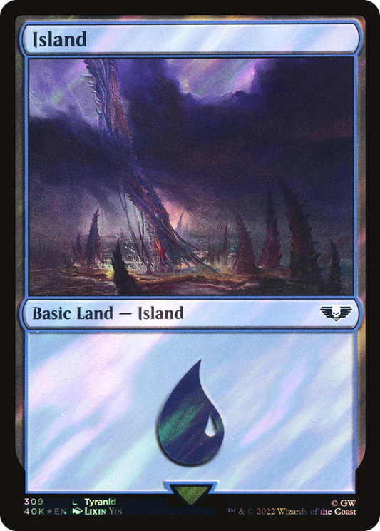 Island (40K-309★) - Warhammer 40,000 Commander Foil