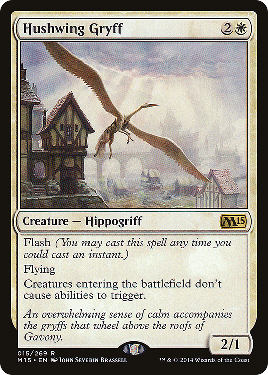 Hushwing Gryff (M15-015) - Magic 2015 Foil