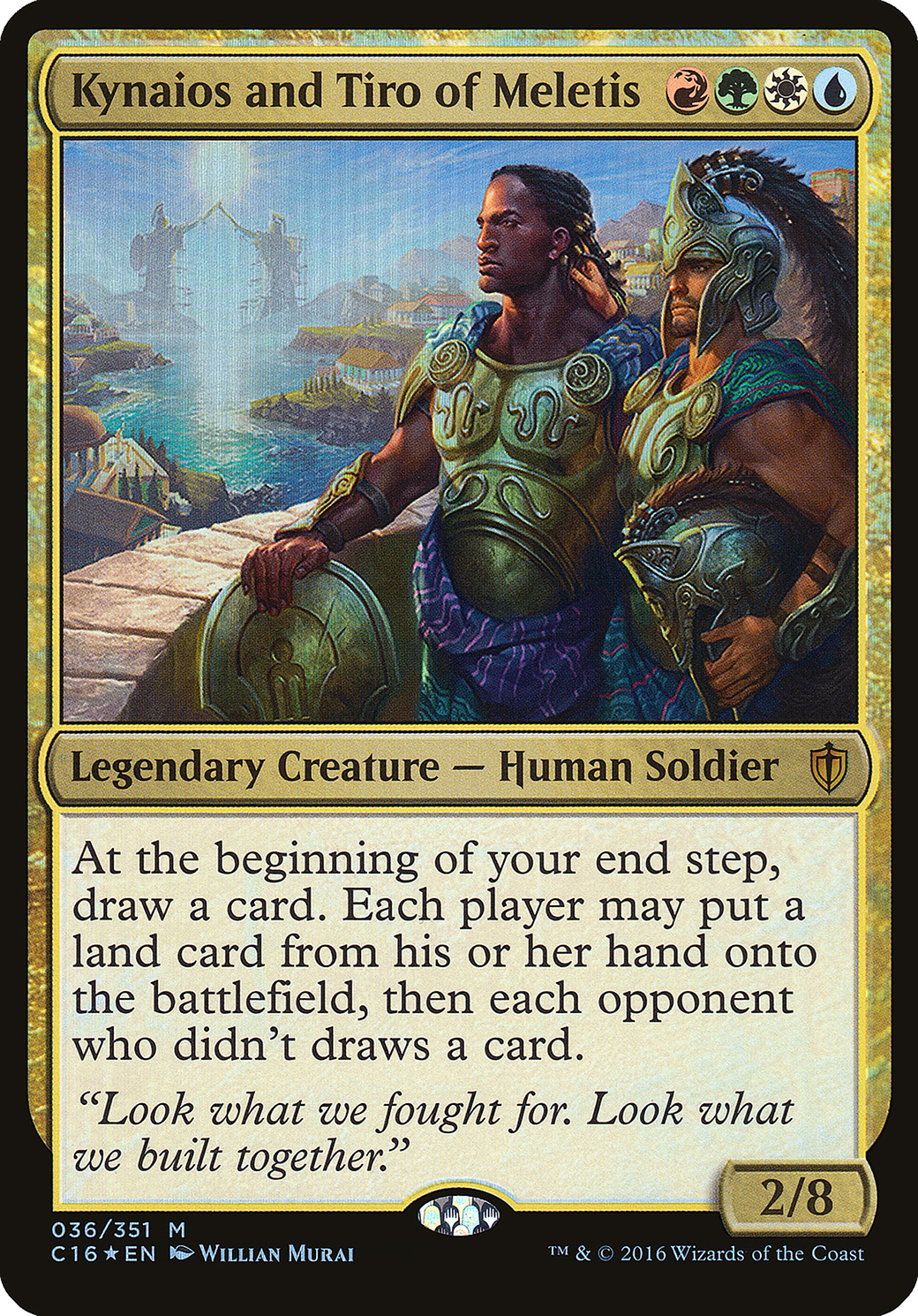 Kynaios and Tiro of Meletis (OC16-036) - Commander 2016 Oversized Foil