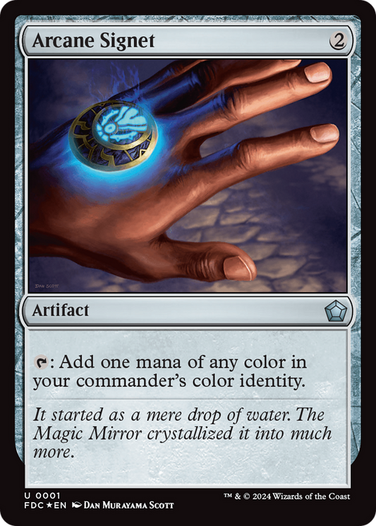 Arcane Signet (FDC-001) - Foundations Commander Foil