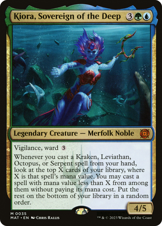 Kiora, Sovereign of the Deep (MAT-035) - March of the Machine: The Aftermath Foil