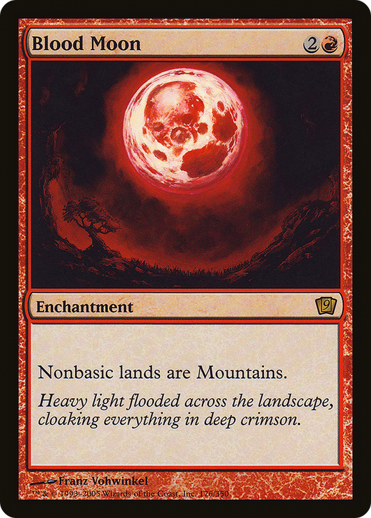 Blood Moon (9ED-176★) - Ninth Edition Foil
