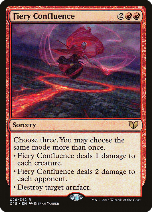 Fiery Confluence (C15-026) - Commander 2015