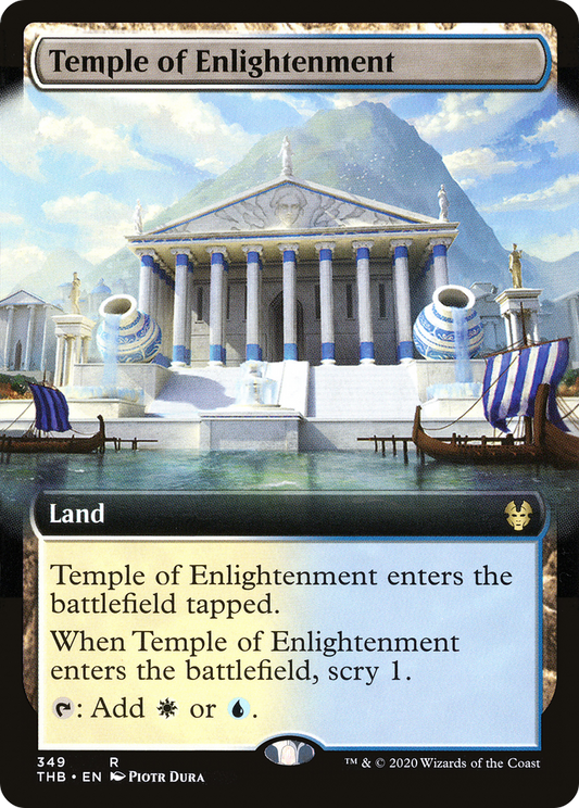 Temple of Enlightenment (THB-349) - Theros Beyond Death: (Extended Art)