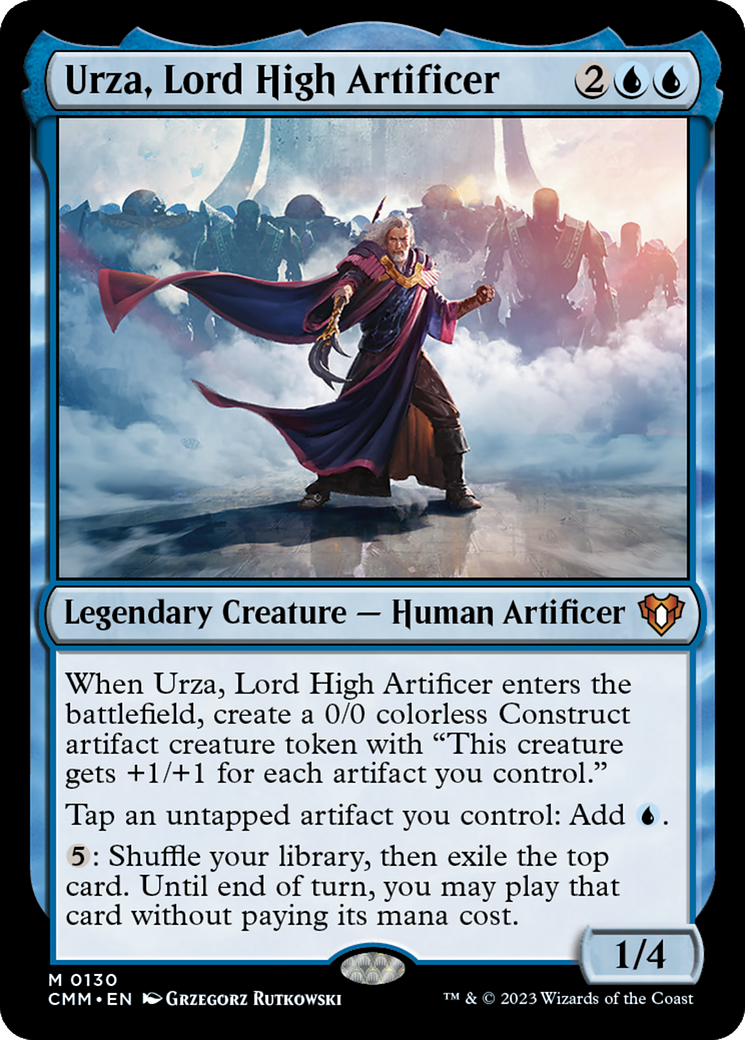 Urza, Lord High Artificer (CMM-130) - Commander Masters