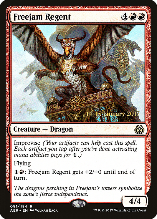 Freejam Regent (PAER-81S) - Aether Revolt Promos Foil