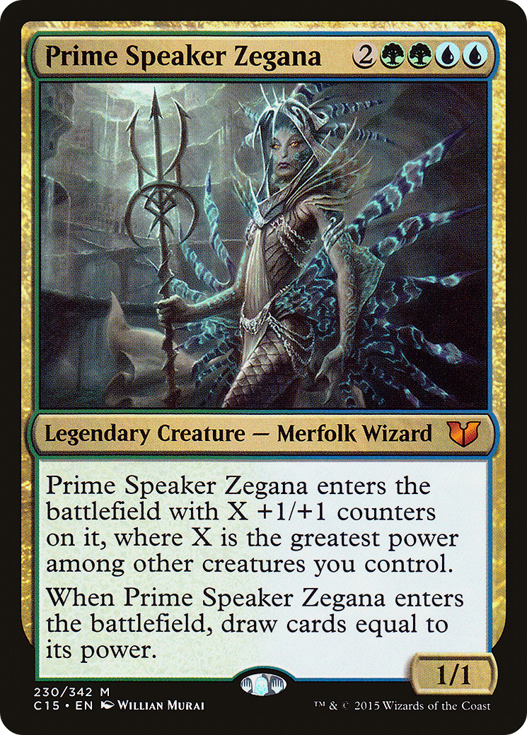 Prime Speaker Zegana (C15-230) - Commander 2015